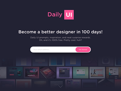 Daily UI #100 - Redesign Daily Ui