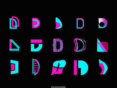 Letter D logos logo logotype logo book