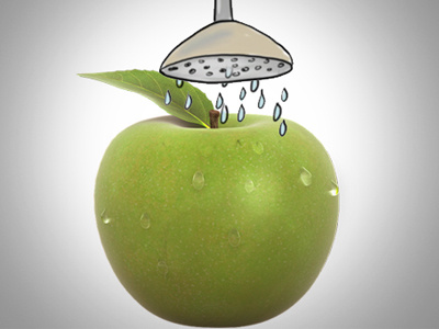 Agusha 3d advertising animation apple cup food graphics illustration juice kids madpencil tv