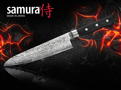 SAMURA TAMAHAGANE 3d art blade japanese knife large metal modeling pattern samura tamahagane true