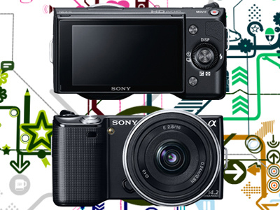 Sony NEX-5/NEX-3 3d advertising animation art camera lenses life modeling photo sony style video