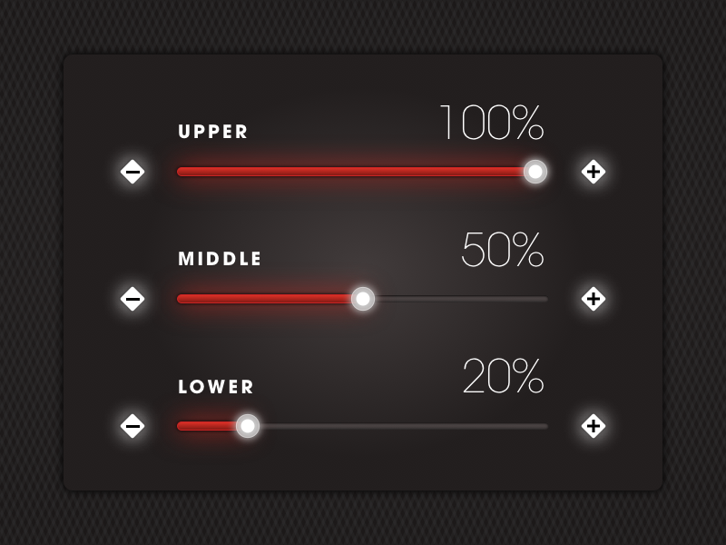 Futuristic Slider UI by Corinne Ray Rochkind on Dribbble