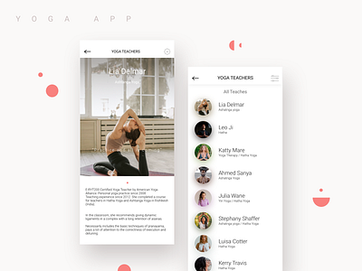 Yoga Studio App vol.2 app design application clear design inspiration mobile app ui design ui ux ux design yoga app yoga studio