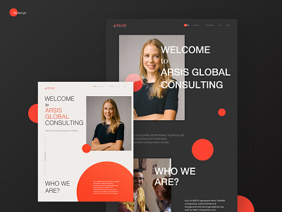 Arsis Global concept consulting design design concept design inspiration grid minimal redesign typography ui vector webdesign website