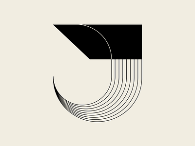 J 36dayoftype 36daysoftype08 bold design elegant j type typography