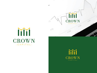 Digital Money Crown analitycs brand branding crown crown logo design financial logo flow golden crown green icon illustration logo minimalist money simple logo vector
