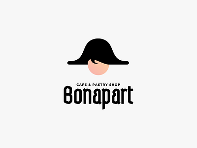 Bonapart Pastry Shop Logo armenia bakery branding clever logo hat logo minimalist logo napoleon pastry sweet logo