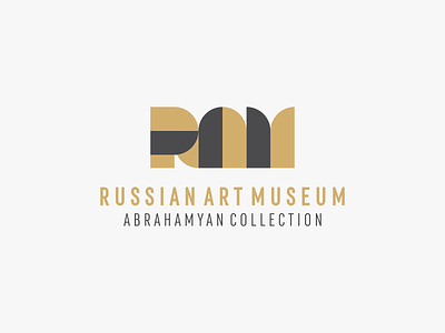 Russian Art Museum Logo armenia armenian branding creative design icon logo museum museum of art simple