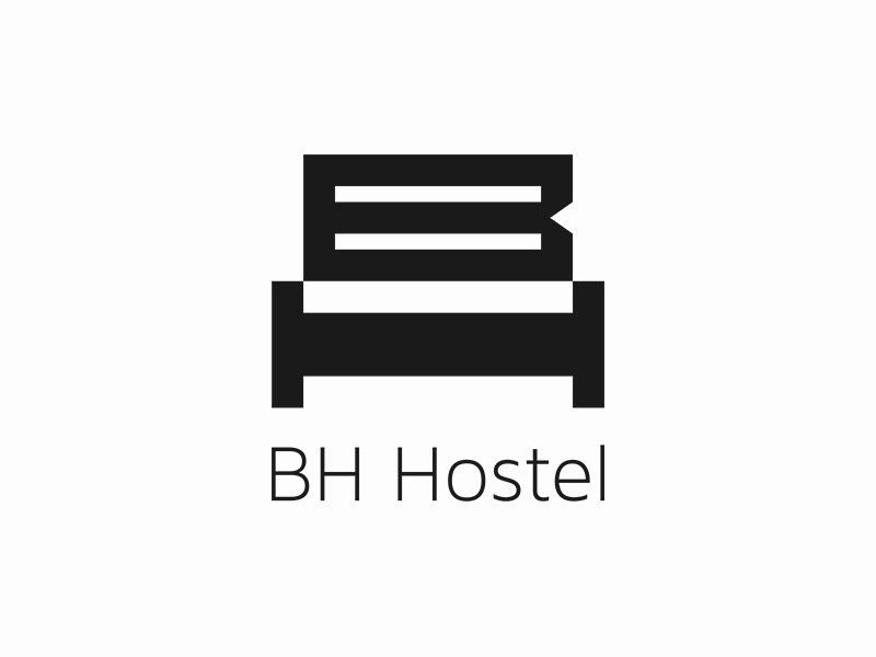 BH Hostel Logo by Eduard Kankanyan on Dribbble