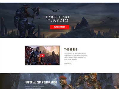 New Website Design and Navigation — Elder Scrolls Online