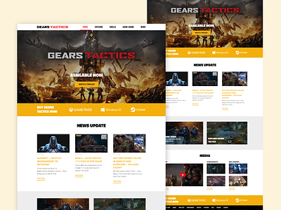 Gears Tactics - White Version affinitydesigner gearstactics gearstactics lighttheme redesign