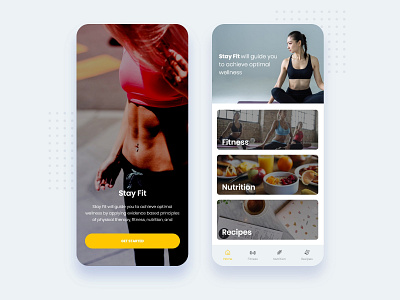 Mobile app related to health and wellness.