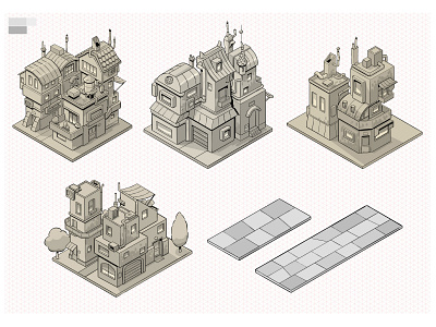 Houses concept art