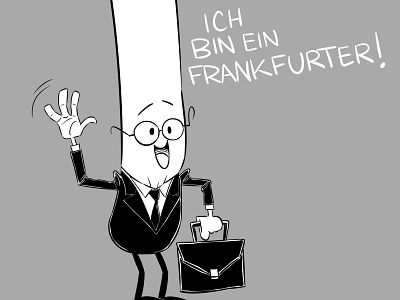 Frankfurter caricature design frankfurt germany illustration visual development