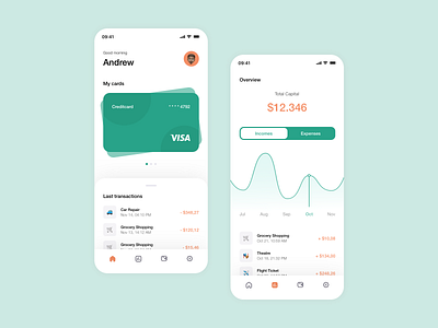 eBanking App Design app ebanking mobile money ui userinterface ux