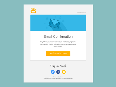 Email template design