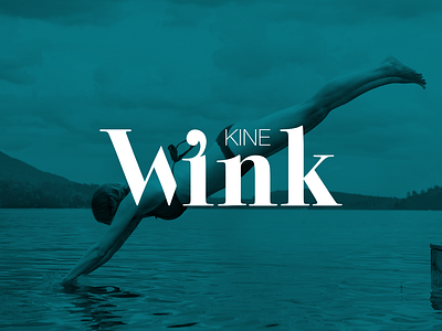 Kine Wink brand and identity logo