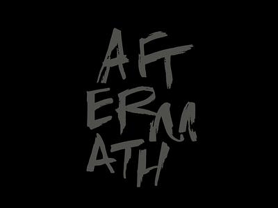 Aftermath - Fever Fever Album Logo album custom type hand drawn hand lettering handwriting music