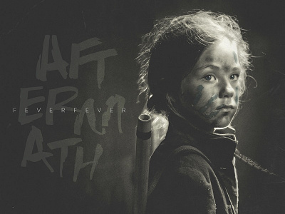 Aftermath - Fever Fever Album Art album cover custom type hand drawn hand lettering handwriting music