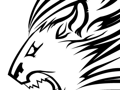Lion WIP lion vector