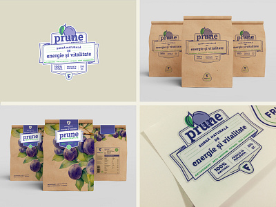 Identity & Label Design eco food graphic design label label packaging plums