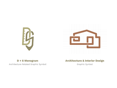 D+S Monogram + Architecture Graphic Symbol