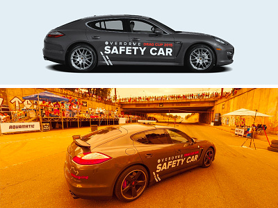 Overdrive Drag Cup 2015 - Safety Car Branding automotive branding car club cup design drag overdrive safety wrap