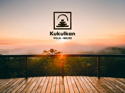 Kukulkan Villa - Logo Design belize design identity logo luxury resort villa