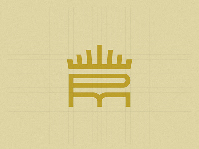 PM monogram + Throne + Crown chair crown letters monogram pm sun sun logo throne
