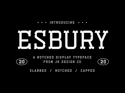 Esbury Font Family creative market design display font font design hotel london pub retro type type design typography vector