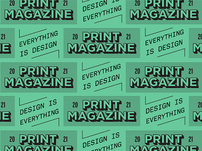 Print Magazine badge branding design editorial pattern retro type typography vector vintage