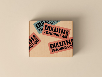 Duluth Trading Co. badge branding design packaging packaging design stickers typography vector