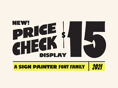 Price Check - Sign Painter Font