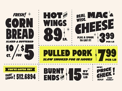 Price Check - Sign Painter Font branding creative market design grocery retro sale price supermarket tabloids type typography vector vintage