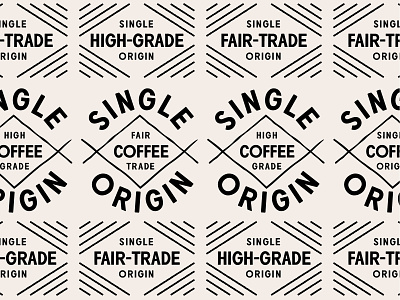 Single Origin badge branding coffee coffee branding coffee packaging design type typography vector