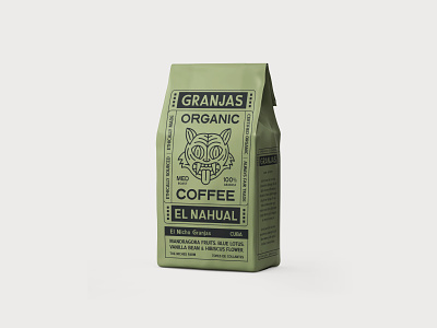 Granjas Organic Coffee brand identity branding coffee packaging design illustration latin logo mayan packaging packaging design retro type typography vector