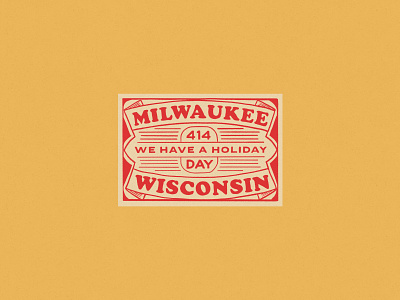 414 Day 414 design midwest milwaukee mke retro type typography vector vintage