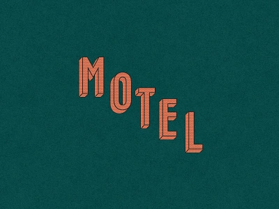 Roadside Stuff 1950s california design motel retro road sign roadside sign type typography vector