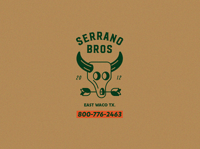 Sarrano Boys - TJSK badge branding creative market design illustration logo mexican food mexican restaurant retro skull skull logo taco tex-mex type typography vector
