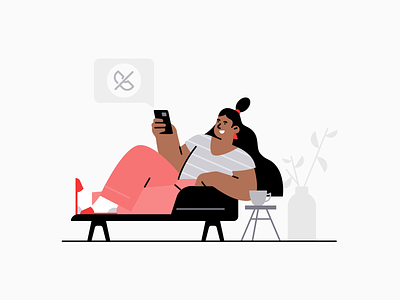 Call Cancelled call caller cellphone female girl icon illustration vector