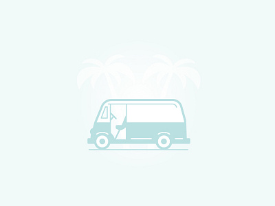 Milk Truck car palm tree truck vehicle