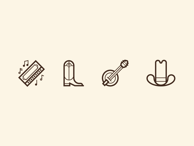 Country Western by Scott Tusk on Dribbble