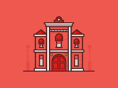 Firehouse 365 daily challenge icon outline vector