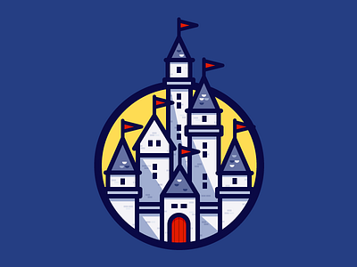 Castle castle daily challenge icon outline vector