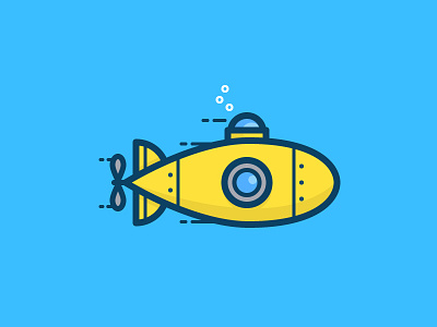 Personal Submarine daily challenge icon ocean ship vector water