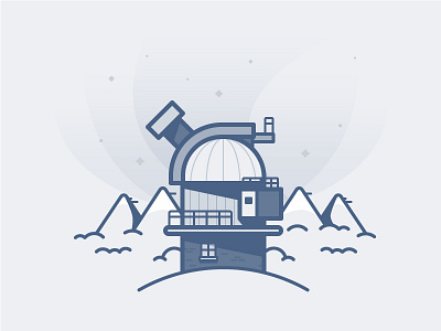 Gornergrat Observatory clouds daily challenge icon space stars switzerland vector