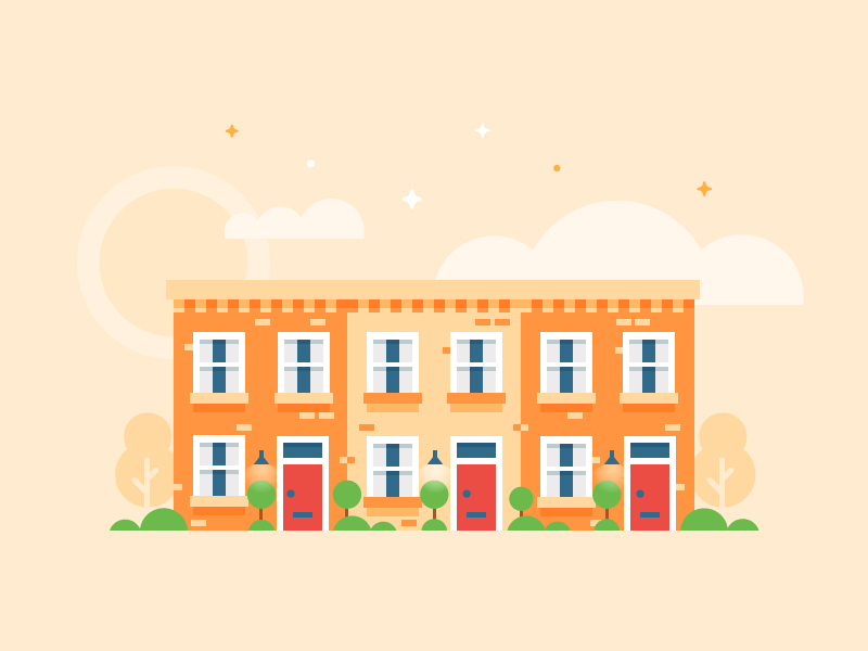 Sunset by Scott Tusk on Dribbble