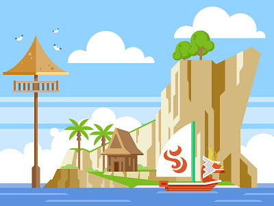Windwaker boat island nintendo video game zelda