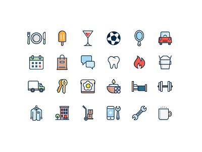 Business Category Icons By Scott Tusk On Dribbble