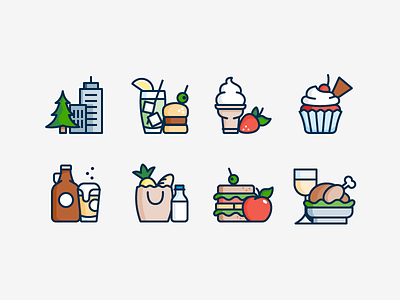 More Food Icons beer burger drink food icon sandwich snacks